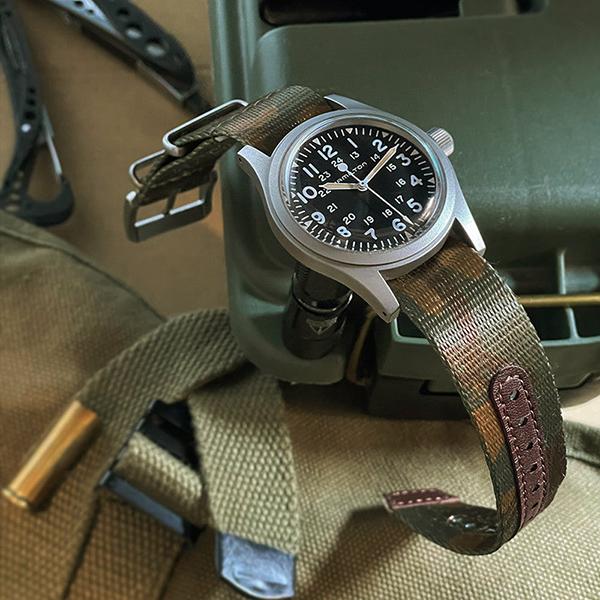 20mm HAVESTON 時計ベルト Denison ポリアミド カモフラージュ