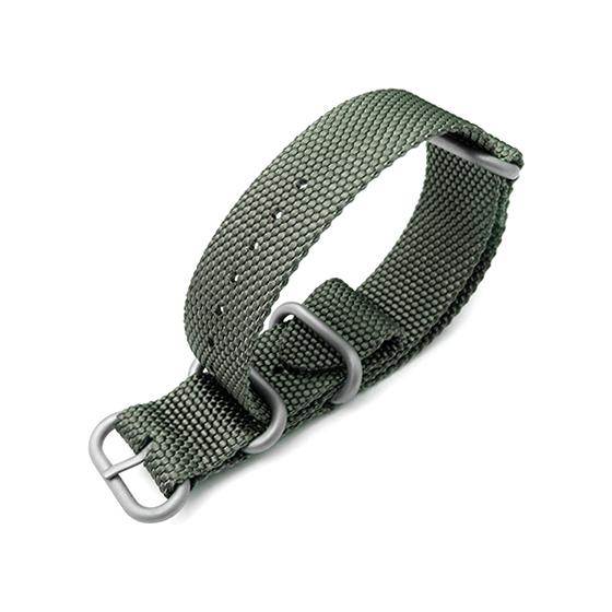 22mm MiLTAT 時計ベルト ZULU 4リング バレットテール ハニカム