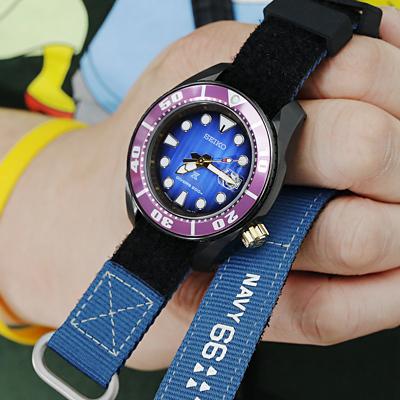 22mm HAVESTON 時計ベルト フックアンドループ ストラップ ナイロン