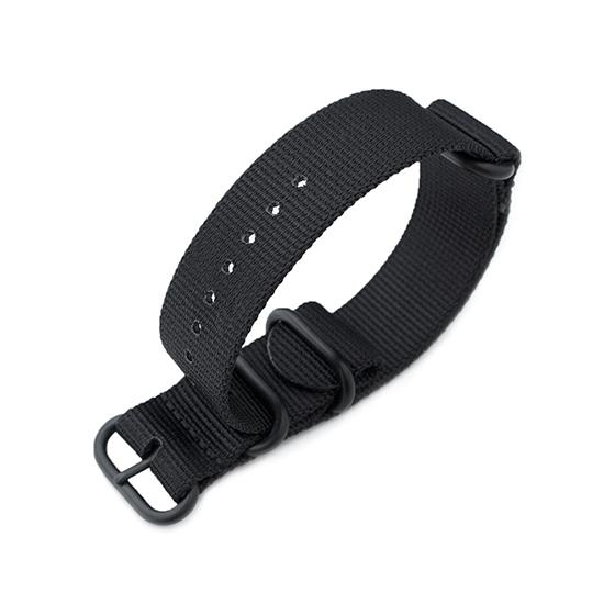 22mm MiLTAT 時計ベルト ZULU 4リング バリスティックナイロン