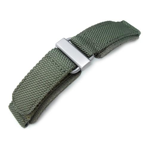 22mm MiLTAT 時計バンド ハニカムナイロン ベルクロ ミリタリー