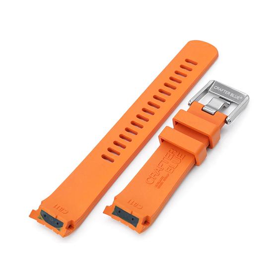 22mm Crafter Blue CB11 時計ベルト NBRラバー オレンジ カーブドエンド for セイコー ダイバー SKX007, SKX009, SKX011他 : 時計ベルトのタイコノートジャパン - 通販 - Yahoo!ショッピング 22mm Crafter Blue CB11 時計ベルト NBRラバー オレンジ カーブドエンド for セイコー ダイバー SKX007, SKX009, SKX011他 : 時計ベルトのタイコノートジャパン - 通販 - Yahoo!ショッピング