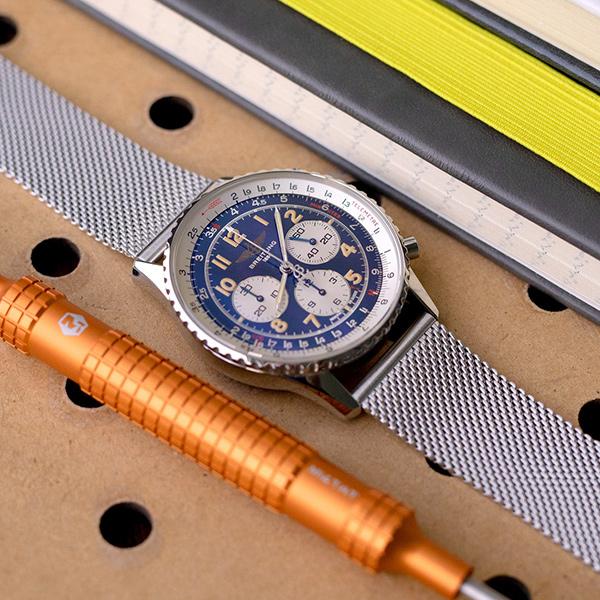 20mm MiLTAT 時計ベルト ワイヤーメッシュバンド クラシック