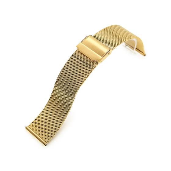 20mm MiLTAT 時計ベルト ワイヤーメッシュバンド クラシック