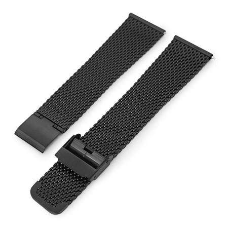 MiLTAT TAIKONAUTメッシュベルトミラネーゼ　20mm 20mm MiLTAT 時計ベルト ミラネーゼメッシュバンド テーパード