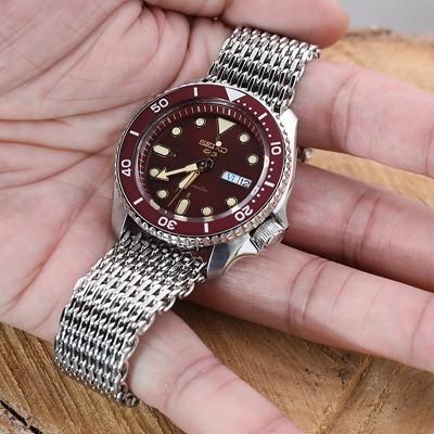 22mm MiLTAT テーパード シャークメッシュバンド ステンレス 22mm MiLTAT テーパード シャークメッシュバンド ステンレス
