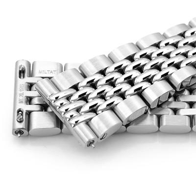 18mm メタル時計バンド ステンレススチール Goma BOR ブレスレット