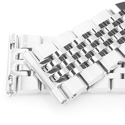 19mm メタル時計バンド ステンレススチール アステロイド