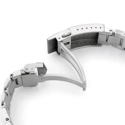 20mm メタル時計バンド ステンレス オイスター#1 ブレスレット