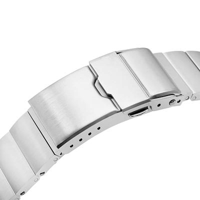 20mm メタル時計バンド ステンレス ロールボール2 ブレスレット バトン