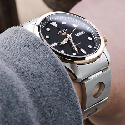 20mm メタル時計バンド ステンレス ロールボール2 ブレスレット バトン