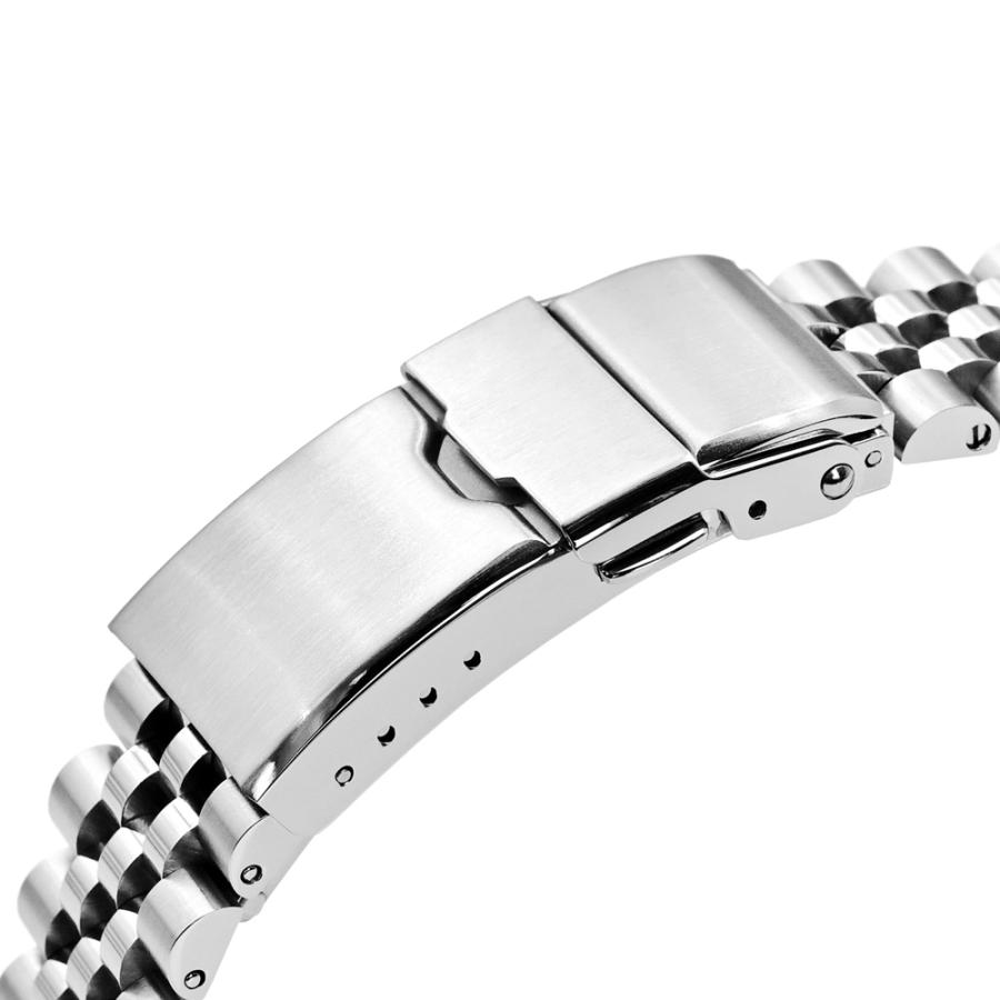 20mm メタル時計バンド ステンレス ジュビリー2 ブレスレット バトン