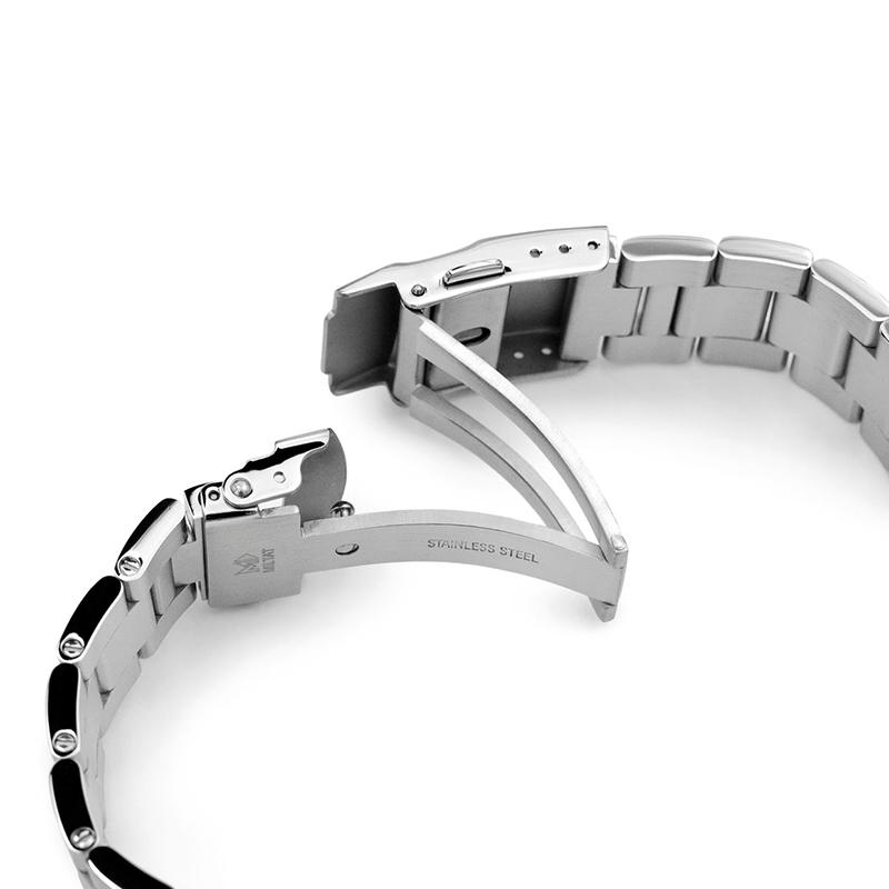 20mm メタル時計バンド ステンレス オイスター ブレスレット for