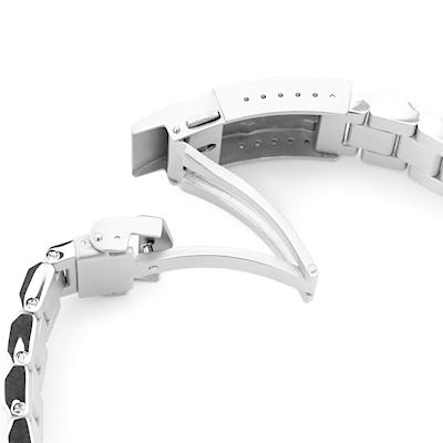 20mm メタル時計バンド ステンレス ヘクサッド オイスター ブレスレット サブマリーナクラスプ for セイコー MM300 SBDX021， SBDX023， SBDX025， SBDX033他 8L35 ， SBDX021， SBDX023， SBDX025，