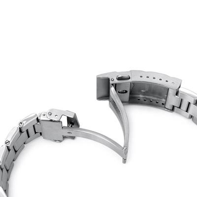 20mm メタル時計バンド ステンレス オイスター ブレスレット