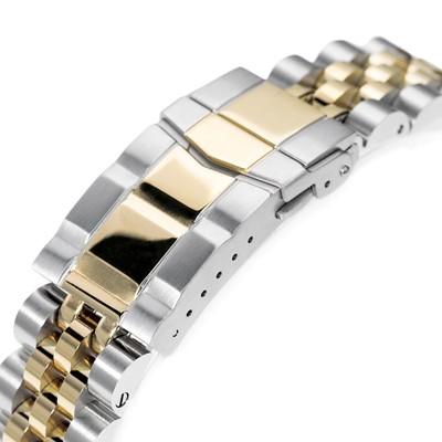 20mm メタル時計バンド ステンレス ANGUS ジュビリー ブレスレット