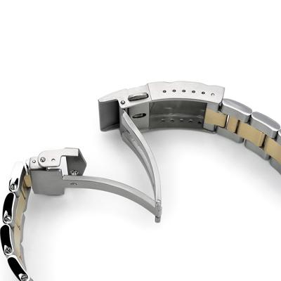 20mm メタル時計バンド ステンレス オイスター ブレスレット ツートン IPゴールド サブマリーナクラスプ for セイコー アルピニスト SBDC135他 / GMT SBEJ005他 : ss201805p2g065 : 時計ベルトのタイコノートジャパン - 通販 - Yahoo!ショッピング 20mm メタル時計バンド ステンレス オイスター ブレスレット ツートン IPゴールド サブマリーナクラスプ for セイコー アルピニスト SBDC135他 / GMT SBEJ005他 : ss201805p2g065 : 時計ベルトのタイコノートジャパン - 通販 - Yahoo!ショッピング