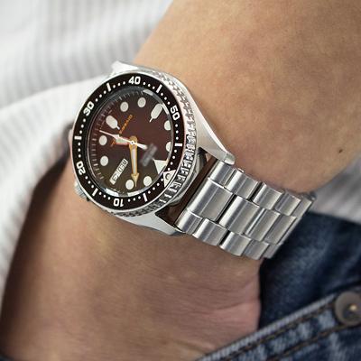 20mm メタル時計バンド ステンレススチール エンドミル ブレスレット