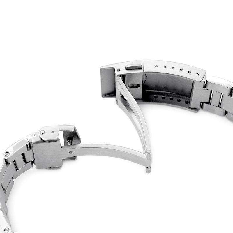 20mm メタル時計バンド ステンレス オイスター ブレスレット V