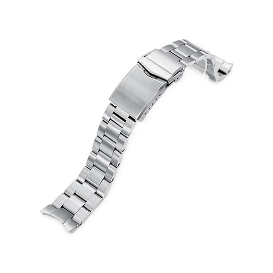 20mm メタル時計バンド ステンレス オイスター ブレスレット Vクラスプ