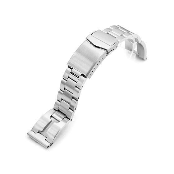 20mm メタル時計バンド ステンレススチール RAZOR ブレスレット