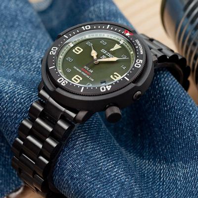 20mm メタル時計バンド ステンレススチール エンドミル ブレスレット