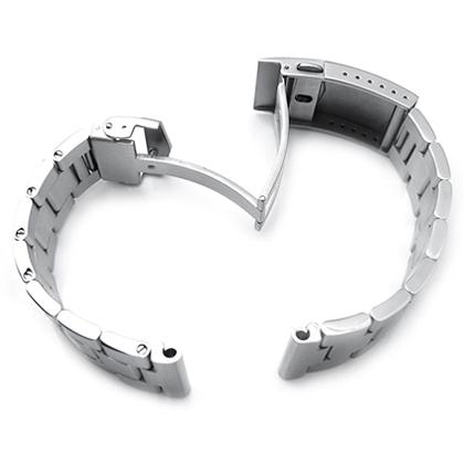 21.5mm メタル時計バンド ステンレススチール オイスター ブレスレット