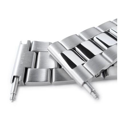 22mm メタル時計バンド ステンレススチール オイスター ブレスレット