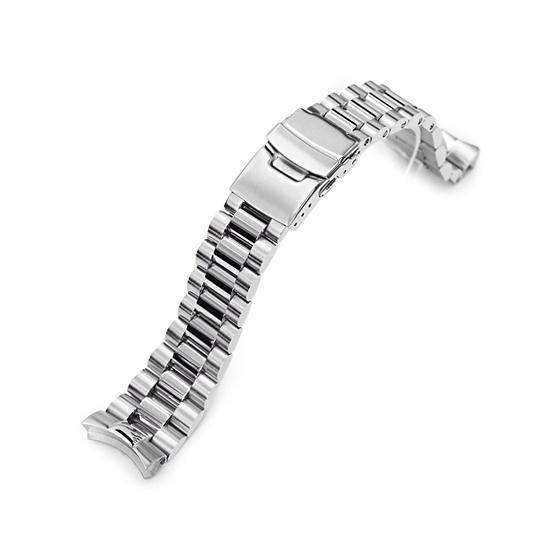 22mm メタル時計バンド ステンレススチール エンドミル ブレスレット