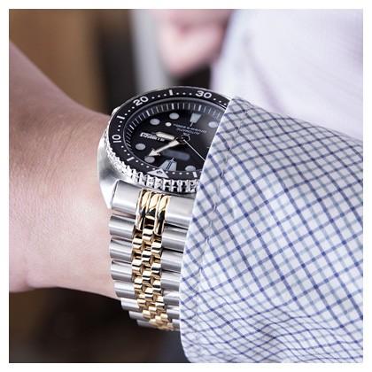 【公式】 22mm メタル時計バンド ステンレス ジュビリー ブレスレット ツートン IPゴールド for セイコー プロスペックス タートル SBDY063， SBDY079， SRP777， SRP779他 【1967065160】(12155円)