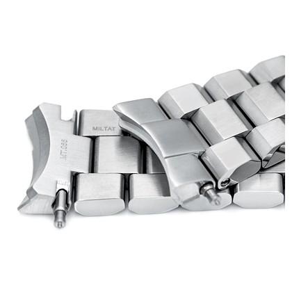 22mm メタル時計バンド ステンレス ヘクサッド オイスター