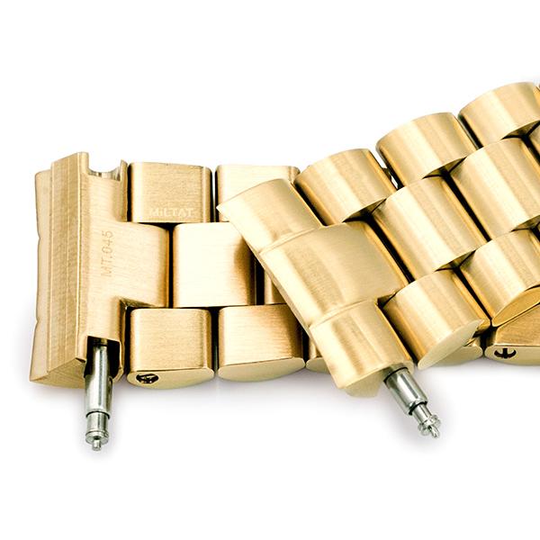 22mm メタル時計バンド ステンレス エンドミル ブレスレット IP