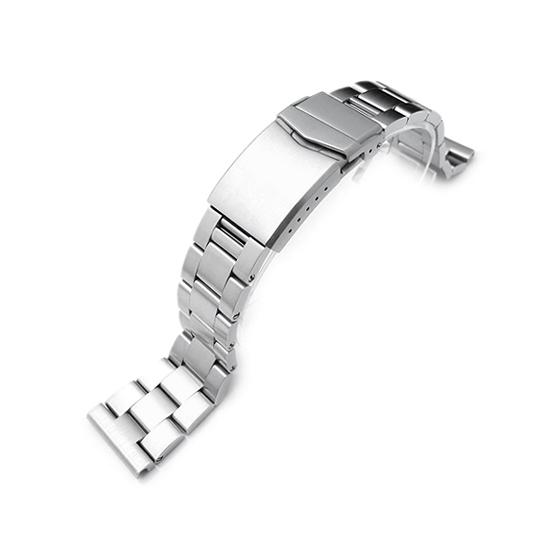 22mm MILTAT オイスターブレスレット ストレートエンド タイコノート 22mm メタル時計バンド ステンレススチール オイスター ブレスレット