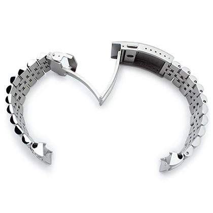 22mm メタル時計バンド ステンレススチール ジュビリー ブレスレット V