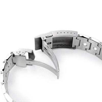 22mm メタル時計バンド ステンレススチール ロールボール ブレスレット