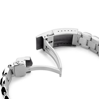 22mm メタル時計バンド ステンレス ヘクサッド オイスター 22mm メタル時計バンド ステンレス ヘクサッド オイスター