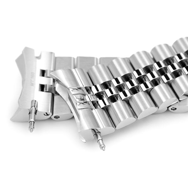 22mm メタル時計バンド ステンレス ジュビリーR ブレスレット V