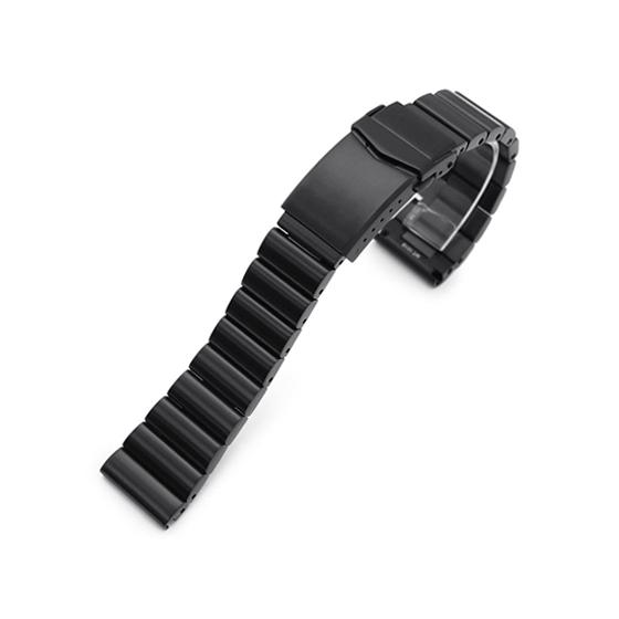 22mm メタル時計バンド ステンレススチール バンダリア ブレスレット Pvdブラック Vクラスプ ストレートエンド Ss2210bbk101s 時計ベルトのタイコノートジャパン 通販 Yahoo ショッピング