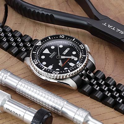 22mm メタル時計バンド ステンレススチール ANGUS ジュビリー