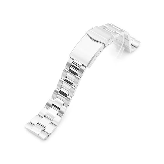 22mm メタル時計バンド ステンレス オイスター ブレスレット ツートン