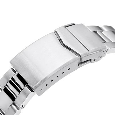22mm メタル時計バンド ステンレス オイスター ブレスレット ツートン