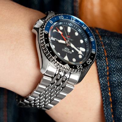 22mm メタル時計バンド ステンレススチール Goma BOR