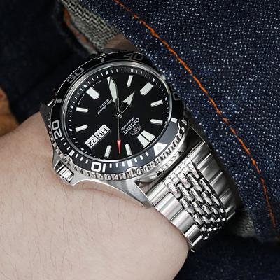 Amazon.co.jp: [MiLTAT] 22mm メタル時計バンド ステンレス オイスター