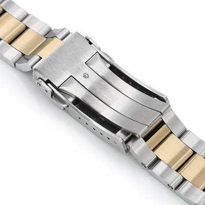 22mm メタル時計バンド ステンレススチール オイスター ブレスレット