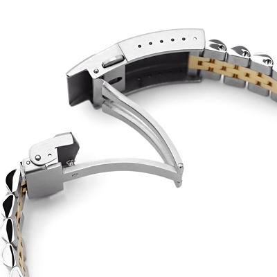 22mm メタル時計バンド ステンレススチール ジュビリー ブレスレット