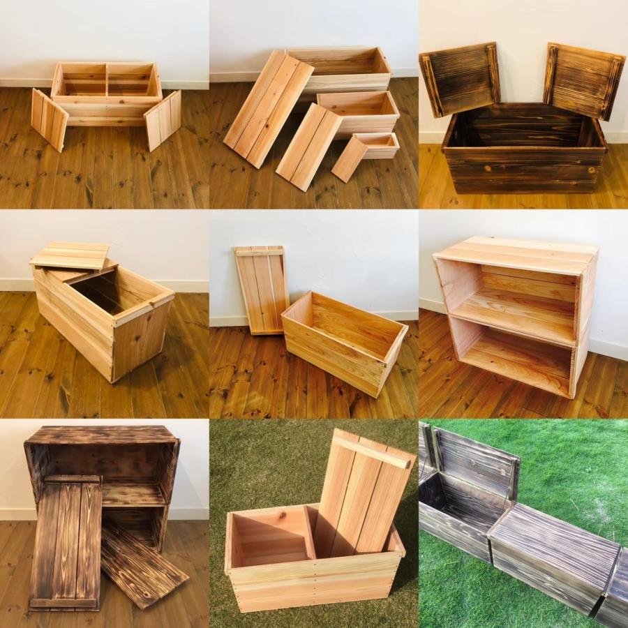 新品 蓋付 りんご箱 大中小 1セット // 複数購入可 収納 diy 木 新品 蓋付 りんご箱 大中小 1セット // 複数購入可 収納 diy 木