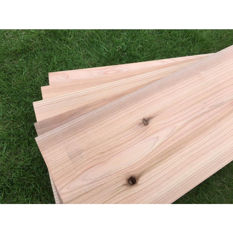 国産 杉板 3枚 約 19×235×1000 // DIY 木材 板 天板 一枚板 1×10 ワンバイ材 プレート 材木 杉 アイアンラック 1×10｜tail-sougou｜05