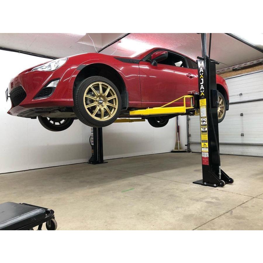 マックスジャックス MAXJAX 2柱リフト 100V 移動式 新品 ガレージジャッキ 整備工具 BendPak QuickJack 2022春夏新作