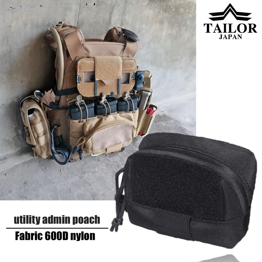 TAILOR JAPAN テイラージャパン マイクロ アドミンポーチ (ブラック