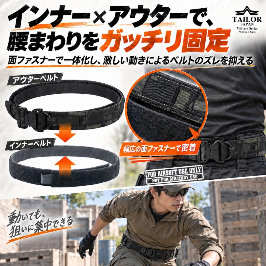 TAILOR JAPAN テイラージャパン タクティカルベルト デューティー